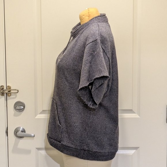 GUC Rainforest Cafe California XL Turkish Cotton Blend Cutoff Sweatshirt - Picture 5 of 7